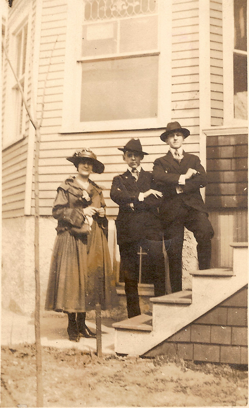 Adeline Audette, Donat Audette, Albert Audette